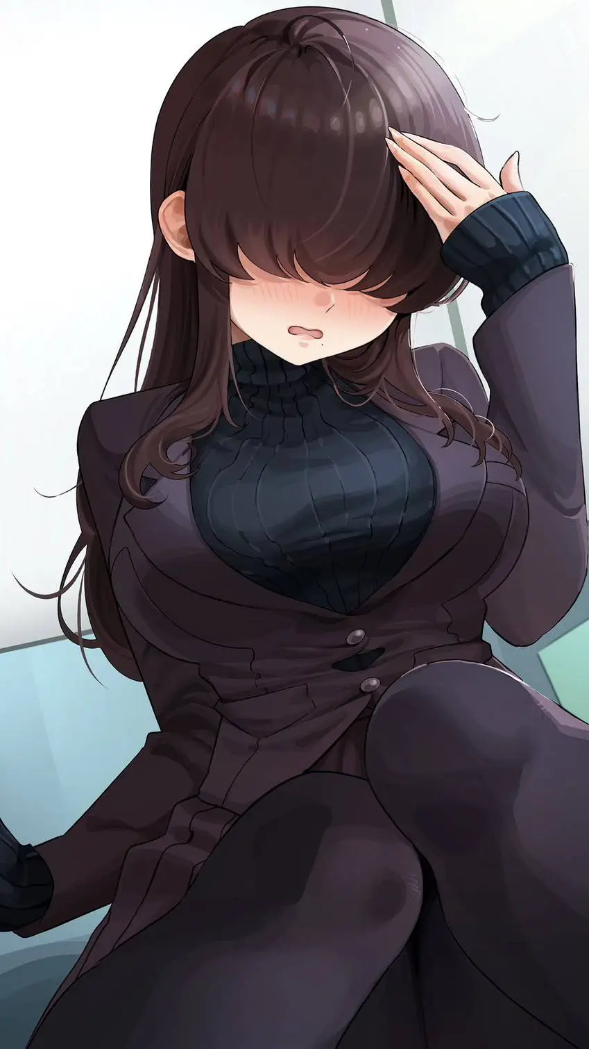 ai character: kakure meme  background