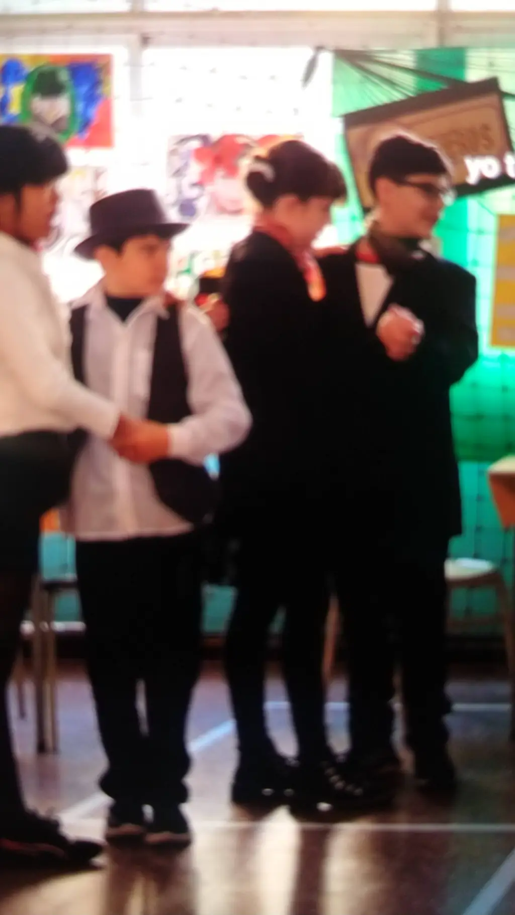 ai character: Adriano y Mica  background