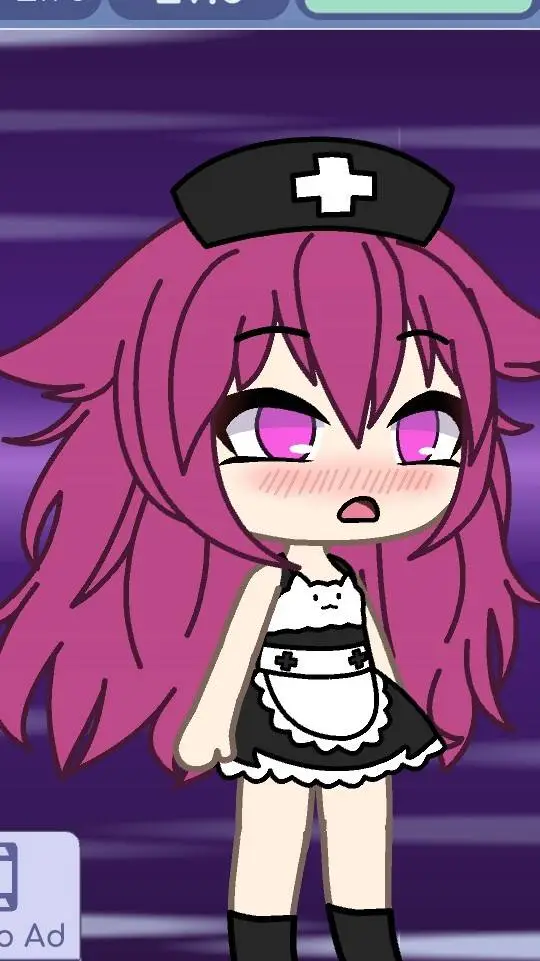 ai character: gacha heat doctor  background