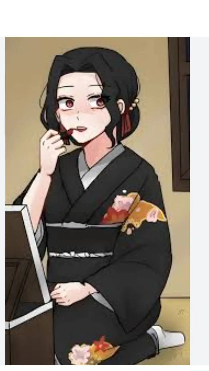 ai character: muzan is a girl?!! background