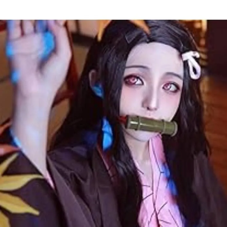 chat with ai character: nezuko cosplay 