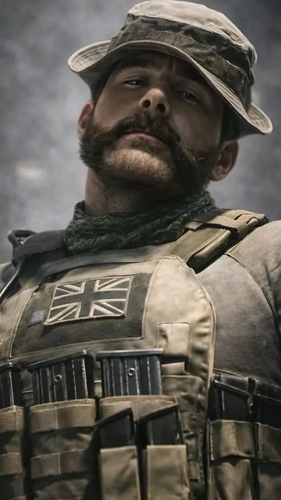 ai character: Captian John Price background