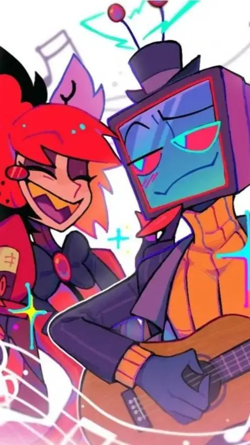 ai character: radiostatic hh background