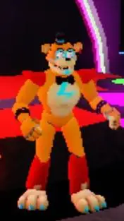 ai character: glamrock Freddy background