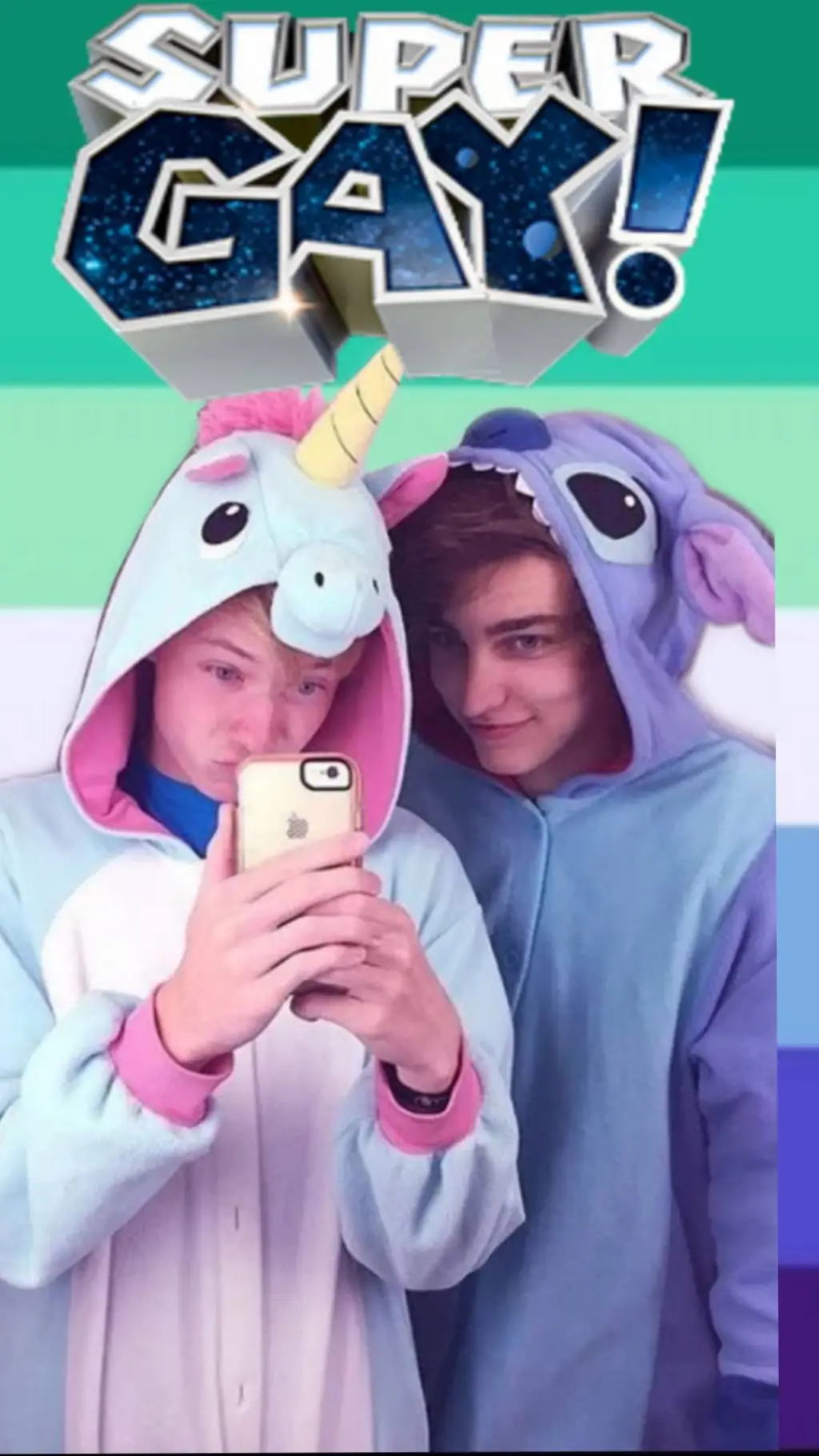 ai character: Sam and Colby  background