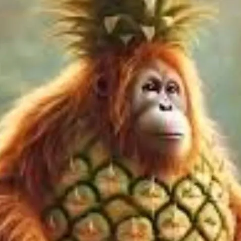 chat with ai character: orangutini ananasi