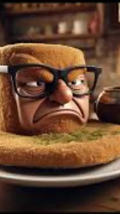 ai character: milanesa toma mate background