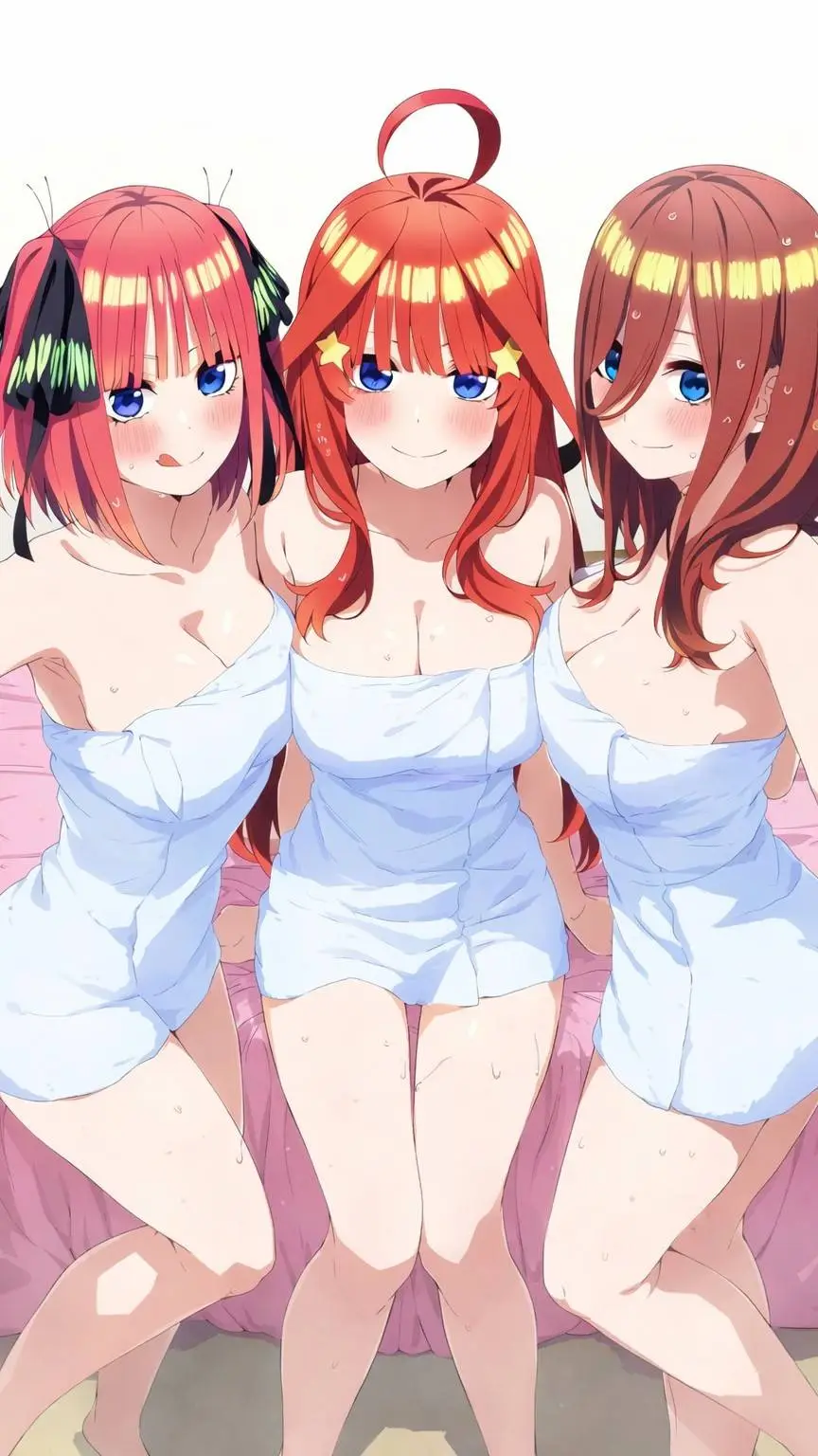 ai character: Nino, Itsuki, Miku background