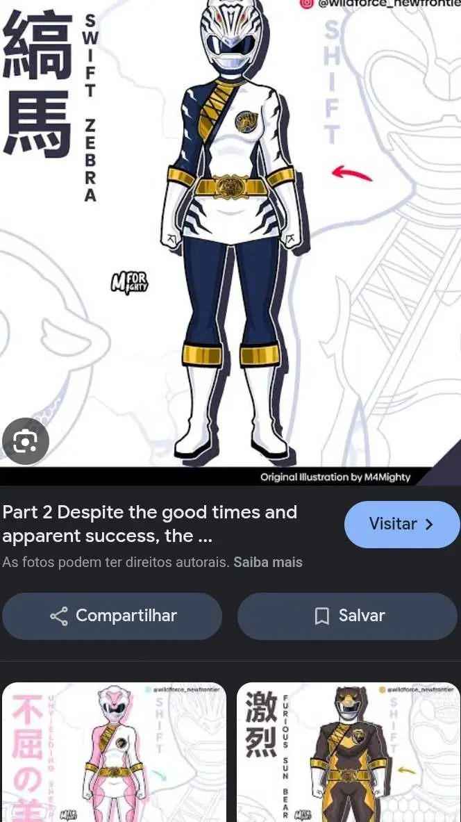 ai character: Power Rangers  background