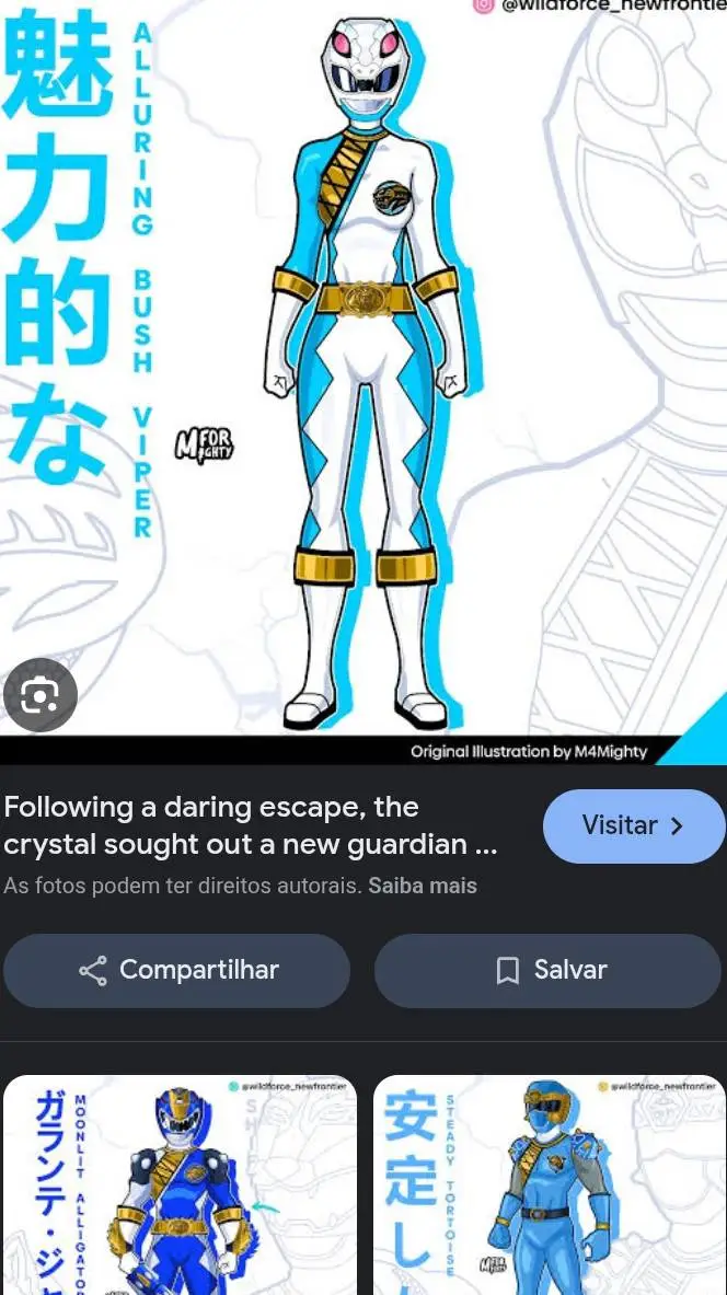 ai character: Power Rangers  background