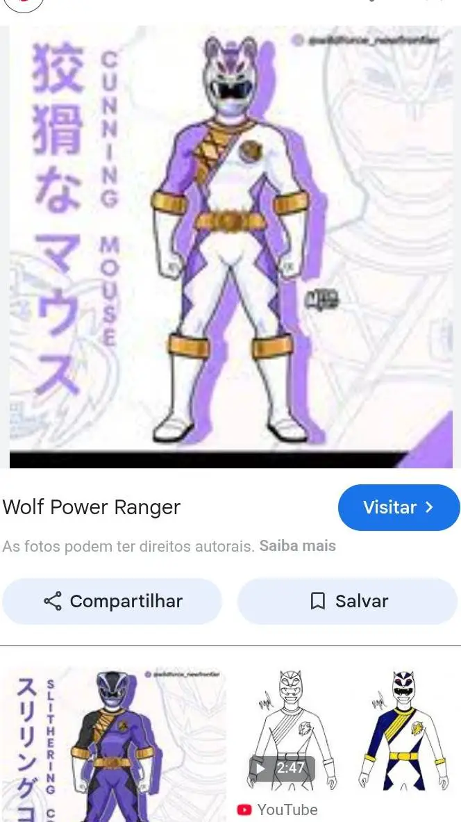 ai character: Power Rangers  background