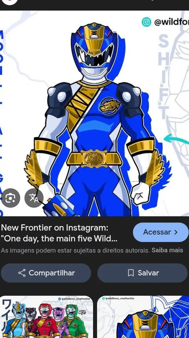 ai character: Power Rangers  background