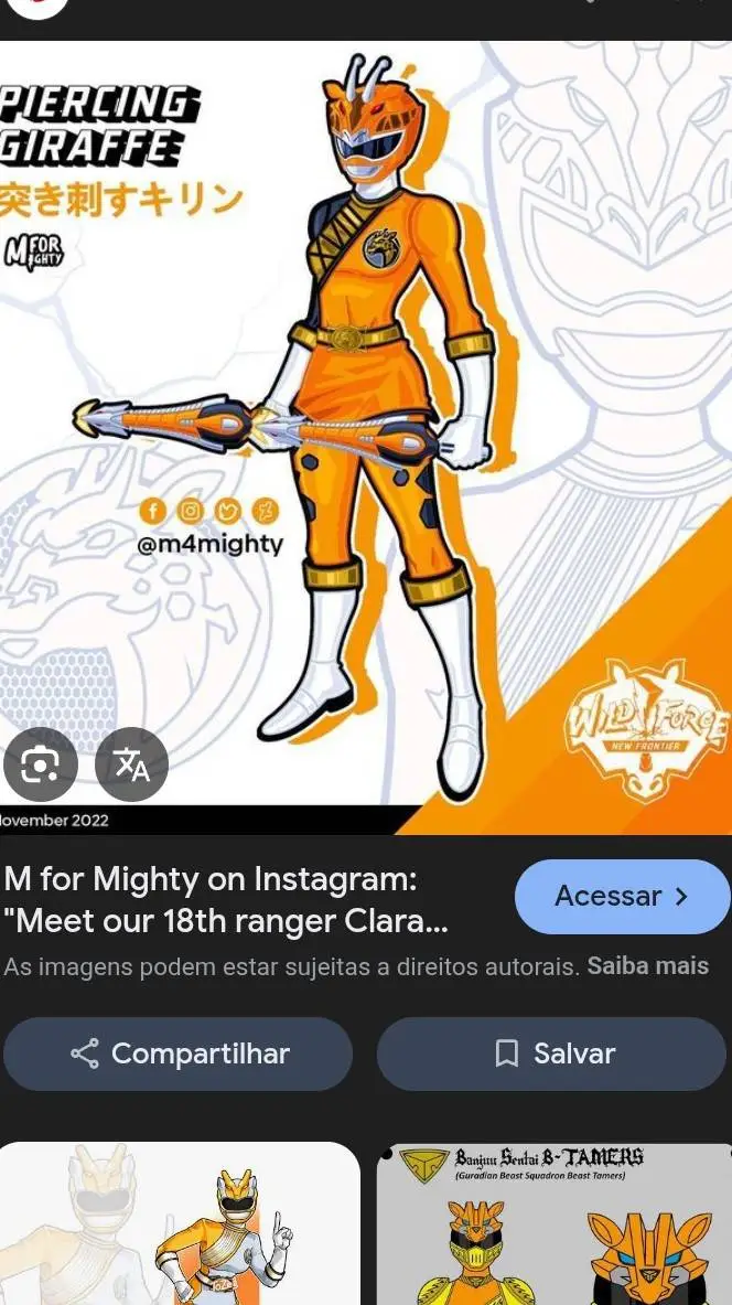 ai character: Power Rangers  background