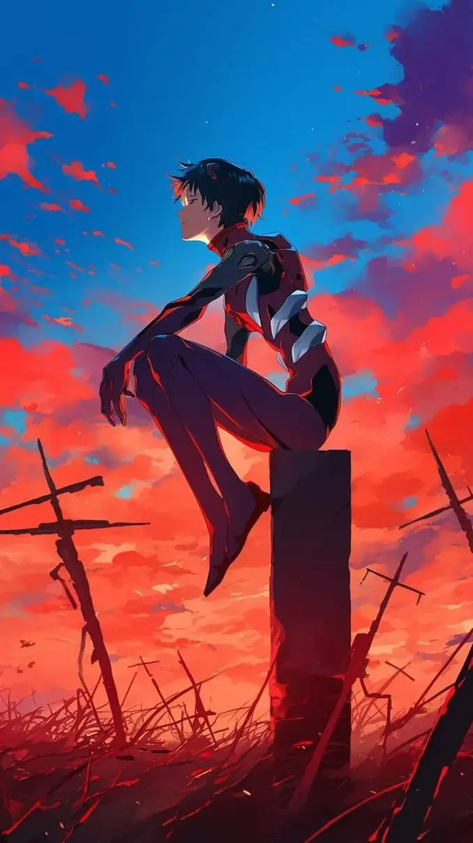 ai character: 𝔼𝕧𝕒𝕟𝕘𝕖𝕝𝕚𝕠𝕟 background