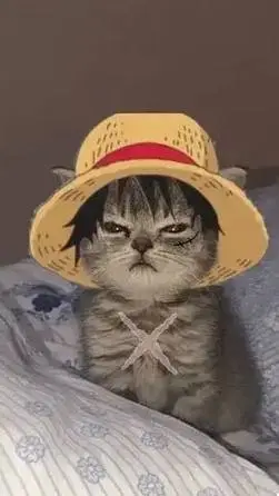ai character: un gato  background