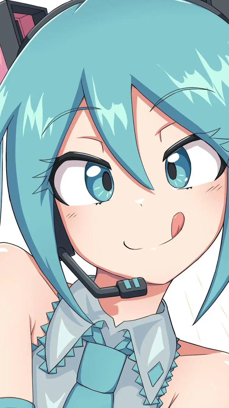 ai character: miku background