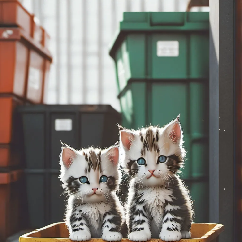 chat with ai character: Neko cat babies