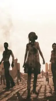 ai character: Zombie apocalypse background