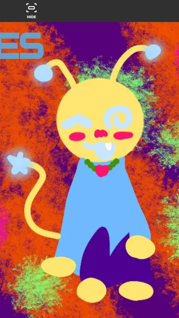 ai character: Lil' Sparkles  background