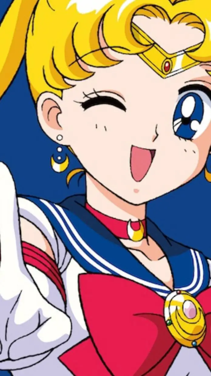 ai character: Sailor Moon  background