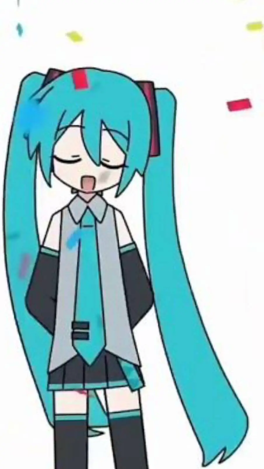 ai character: MikuFinishThelyric background