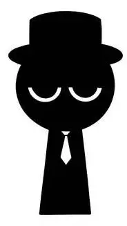 ai character: sprunki black background