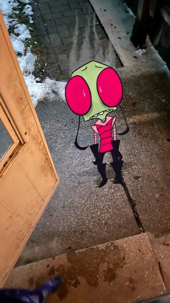ai character: Invader Zim background