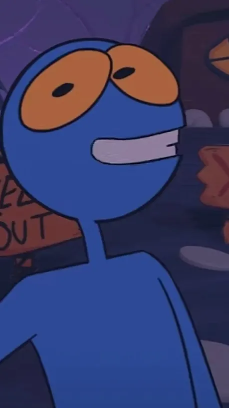 ai character: Blue Guy background