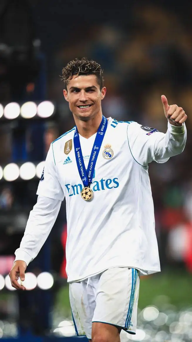 ai character: Cristiano Ronaldo  background