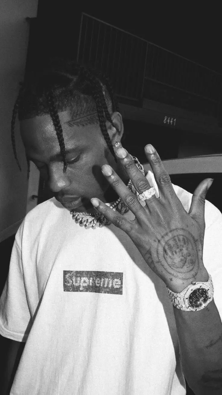 ai character: Travis Scott background