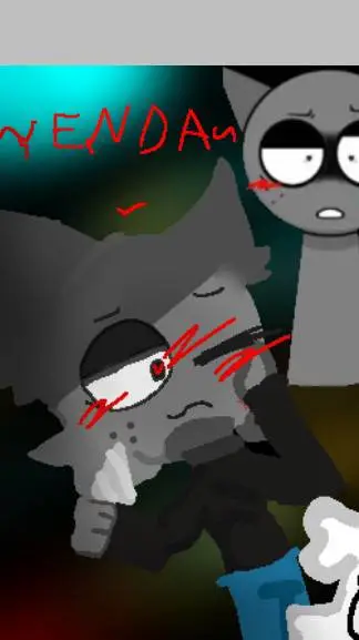 ai character: gray yandere...  background
