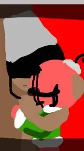 ai character: brud x bobette...  background