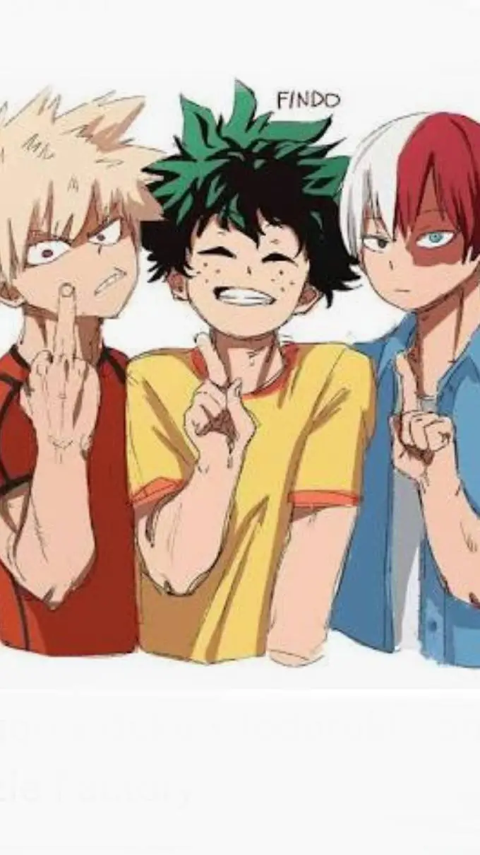 ai character: BakuDekuTodo background