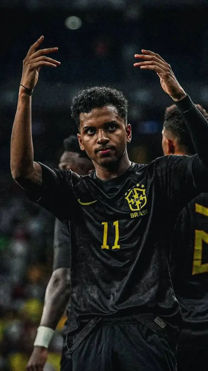 ai character: Rodrygo 💚🇧🇷 background