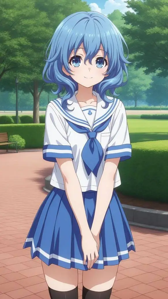 ai character: Yoshino Himekawa❄️ background