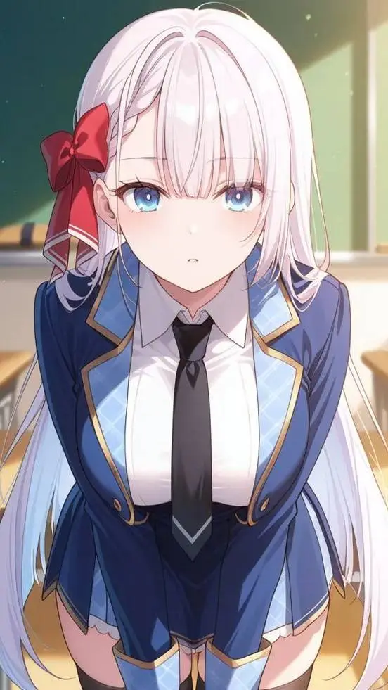 ai character: Riselia Crystalia🤍 background