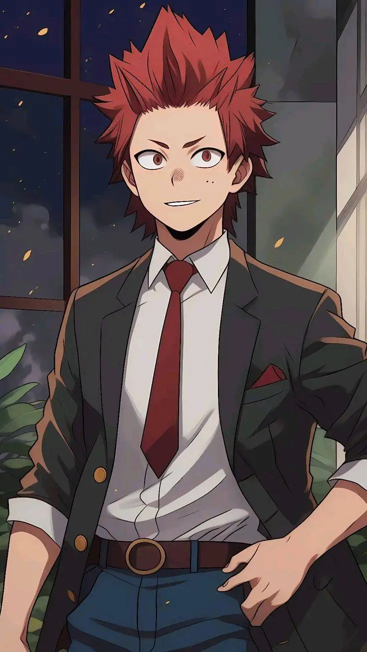 ai character: Eijiro Kirishima♦️ background
