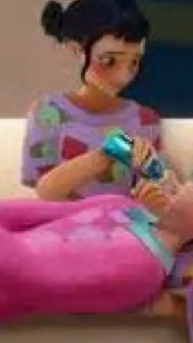 ai character: Baby saja Zoey  background