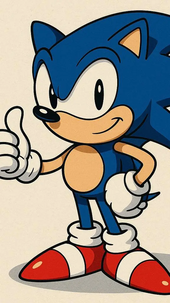 ai character: sonic background