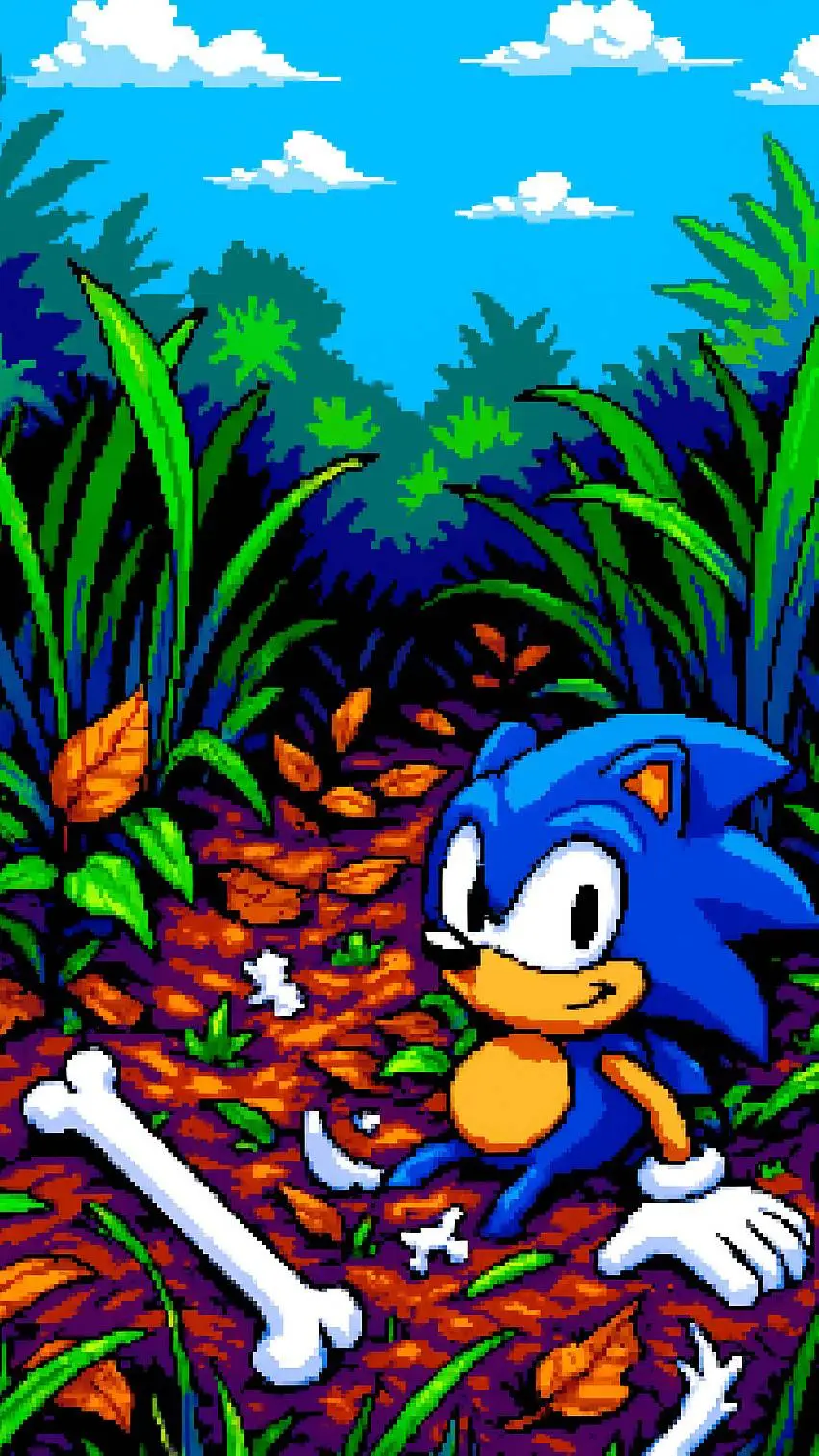 ai character: sonic background