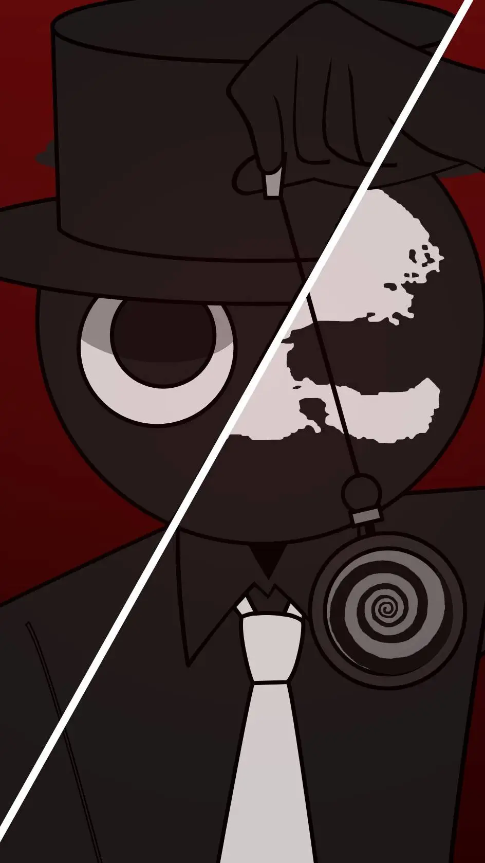 ai character: Mr. black phase 2 background