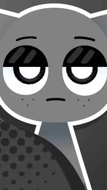 ai character: gray background