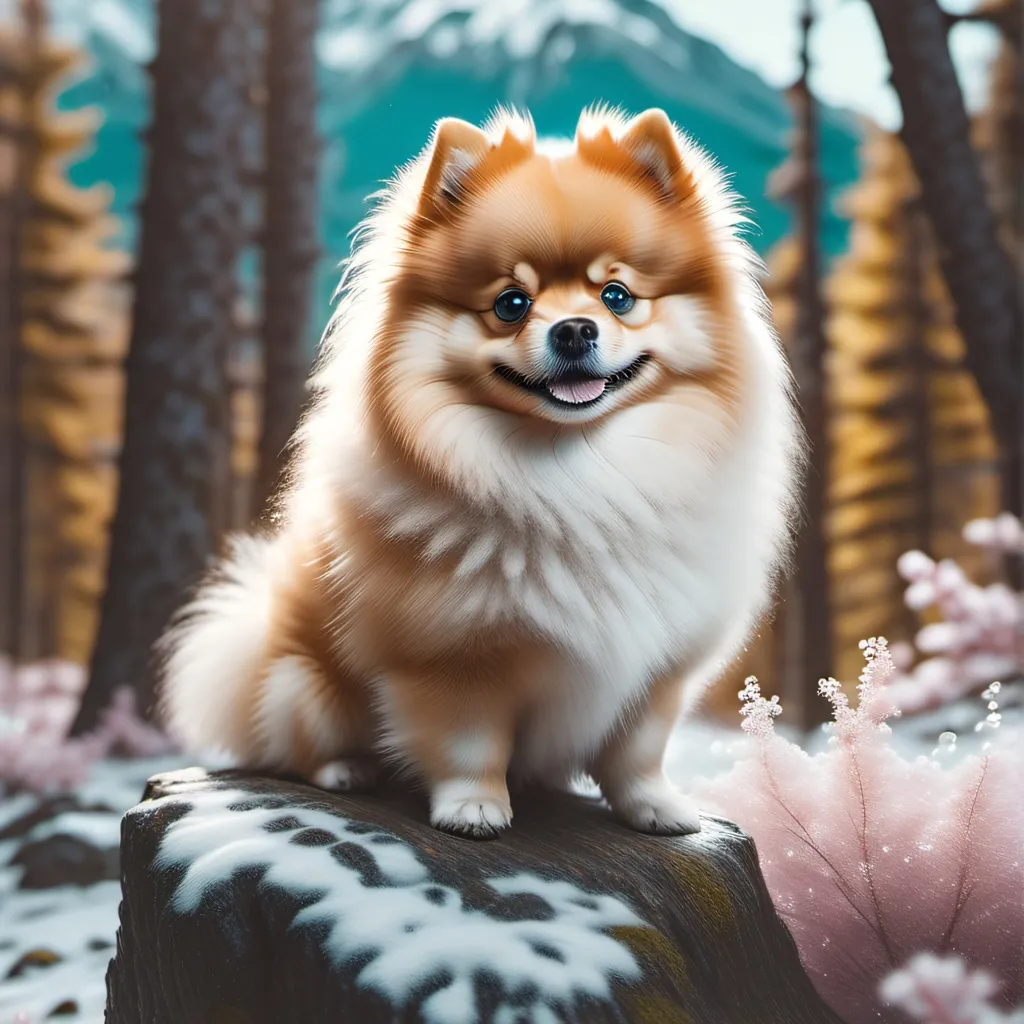 chat with ai character: mini fluffy pom