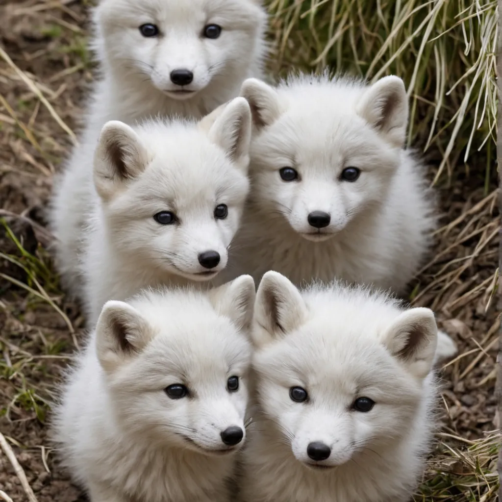 chat with ai character: the artic fox cubs