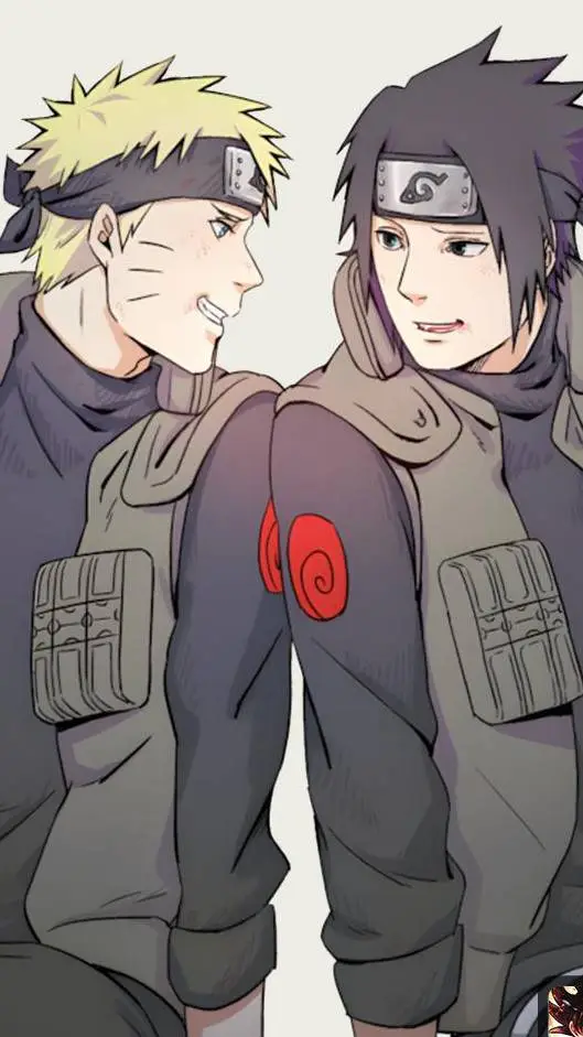 ai character: Sasuke and Naruto  background