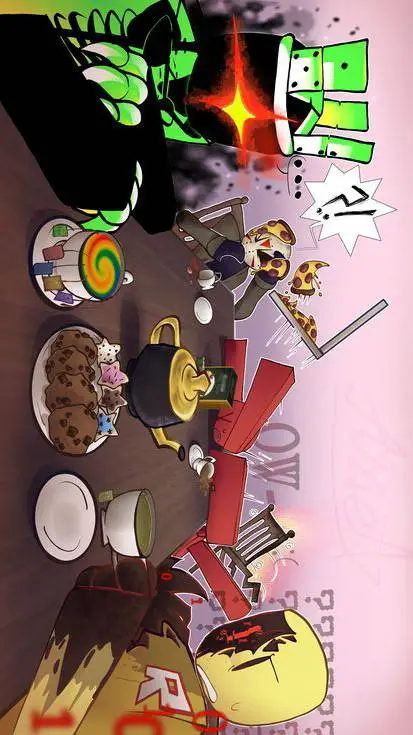 ai character: KILLER DINNER TIME background