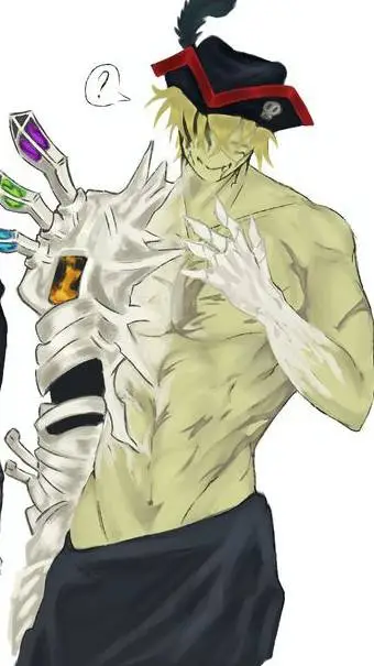 ai character: GASHARRPOON!!! background