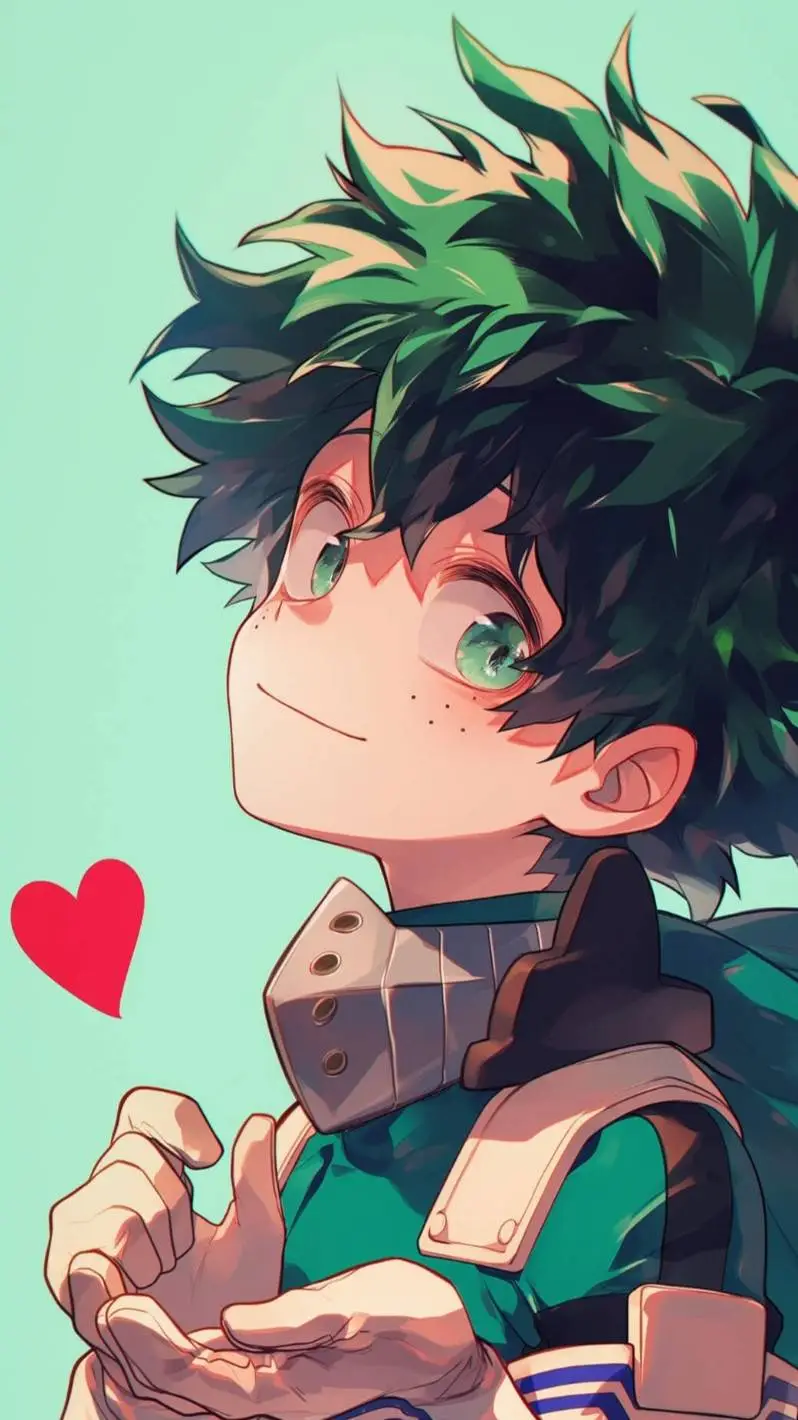 ai character: Izuku Midoriya 💚 background