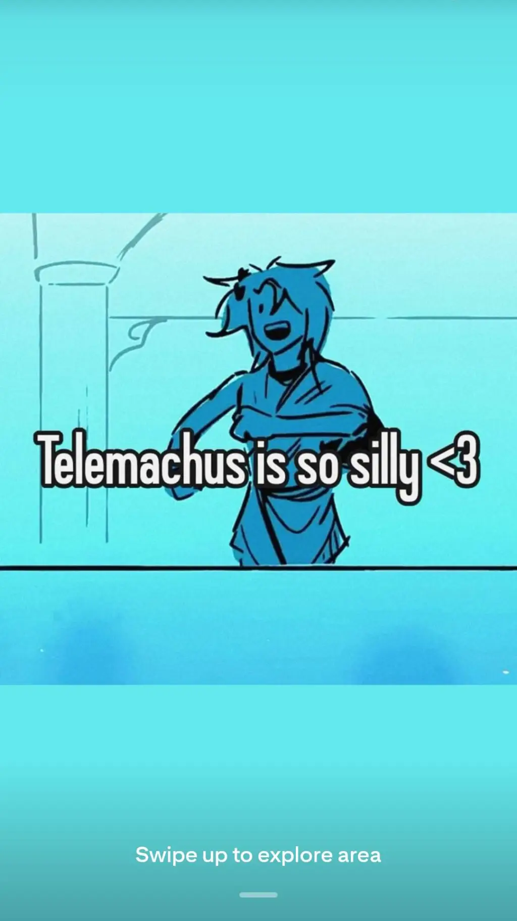 ai character: Telemachus🎉✨️ background