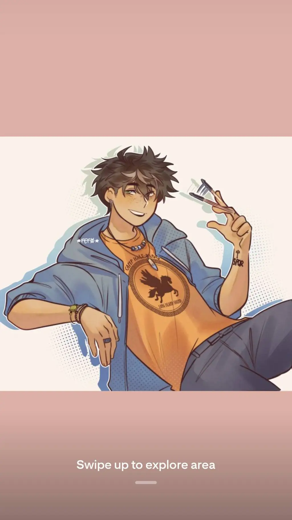 Talkie AI - Chat with Percy Jackson🩵✨️